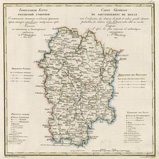 Карта Рязанской губернии 1822 г.